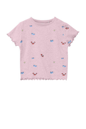 T-shirt lichtroze