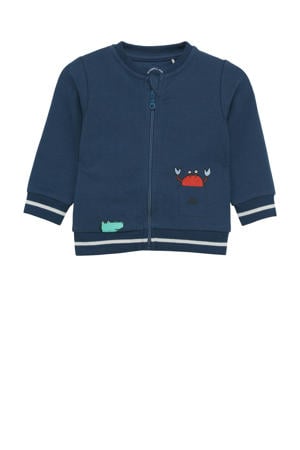 sweatvest donkerblauw