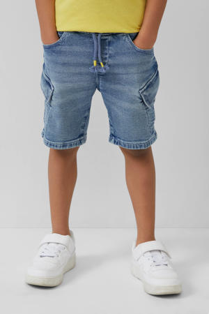 denim denim short medium blue denim