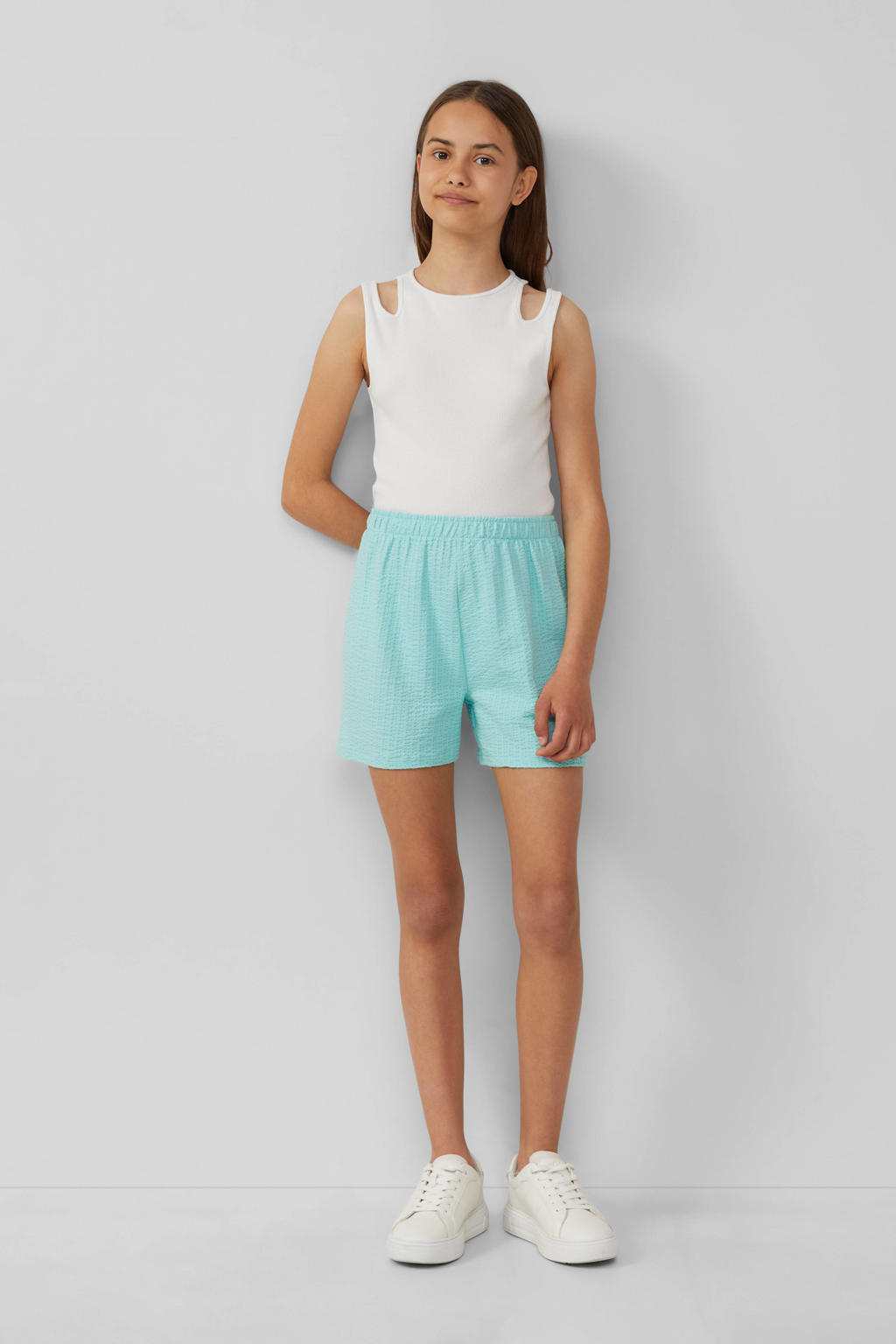 s.Oliver casual short turquoise
