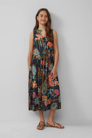 midi jurk multi