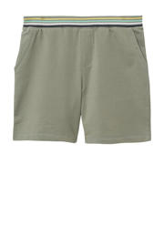 thumbnail: Groene jongens s.Oliver casual short van stretchkatoen met elastische tailleband en effen
