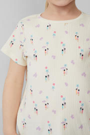 thumbnail: s.Oliver T-shirt beige rib gebreid