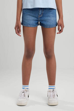 denim short dark blue denim