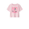 NAME IT MINI T-shirt lichtroze met glitter