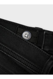thumbnail: Zwarte meisjes NAME IT KIDS slim short black van denim met effen