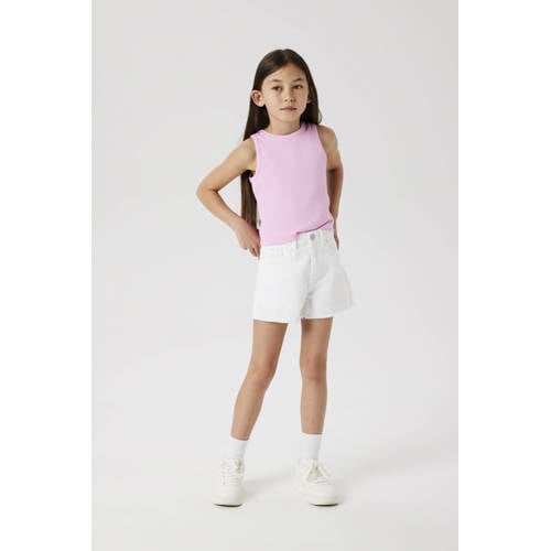 NAME IT KIDS mom casual short wit Korte broek Meisjes Stretchkatoen Effen