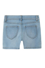 thumbnail: Donkergroene meisjes NAME IT KIDS slim short van denim met effen