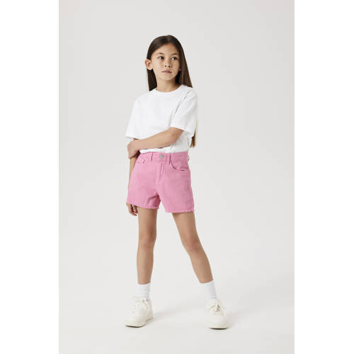 NAME IT KIDS mom casual short roze Korte broek Paars Meisjes Stretchkatoen - maat 146 afbeelding