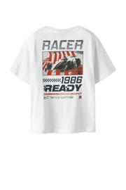 thumbnail: NAME IT KIDS T-shirt met backprint wit