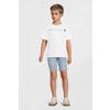 NAME IT KIDS T-shirt met backprint wit