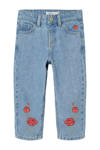 Light Blue Denim-Rose