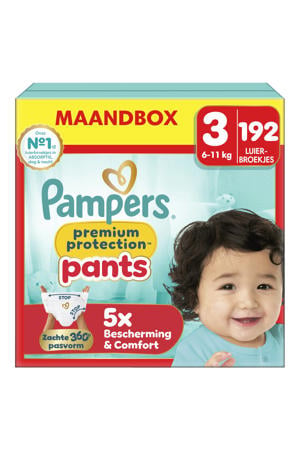 Maat 3 maandbox - 192 luierbroekjes - 6kg-11kg