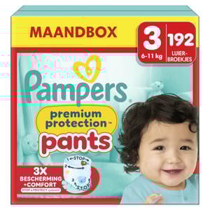 Maat 3 maandbox - 192 luierbroekjes - 6kg-11kg