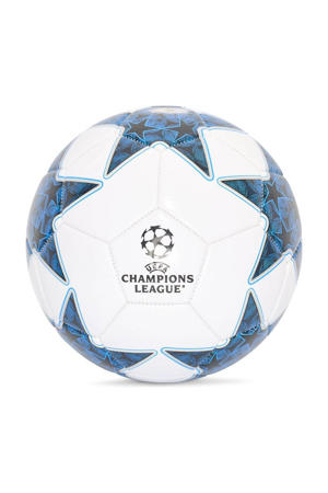 Champions League   voetbal Champions League Stars wit/blauw maat 5