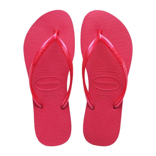Havaianas teenslippers roze Meisjes Rubber