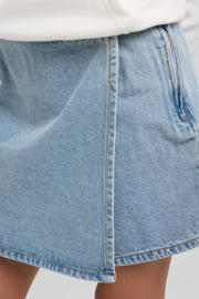 thumbnail: America Today denim skort light blue denim