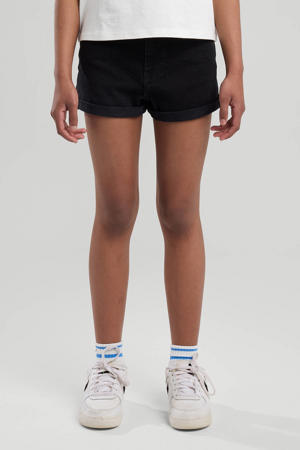 denim denim short black denim