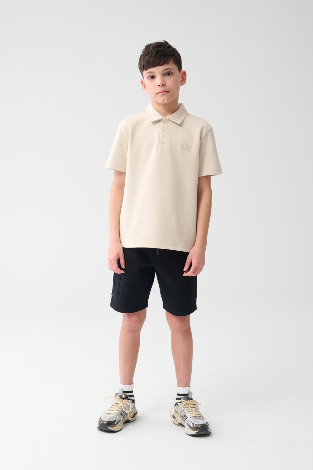 Shoeby regular fit sweatshort antraciet
