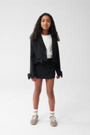 thumbnail: Zwarte meisjes Shoeby skort gemaakt van polyamide en met elastische tailleband