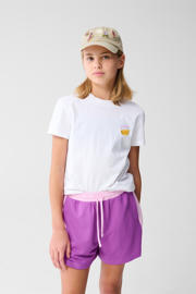 thumbnail: Shoeby T-shirt wit met glitter