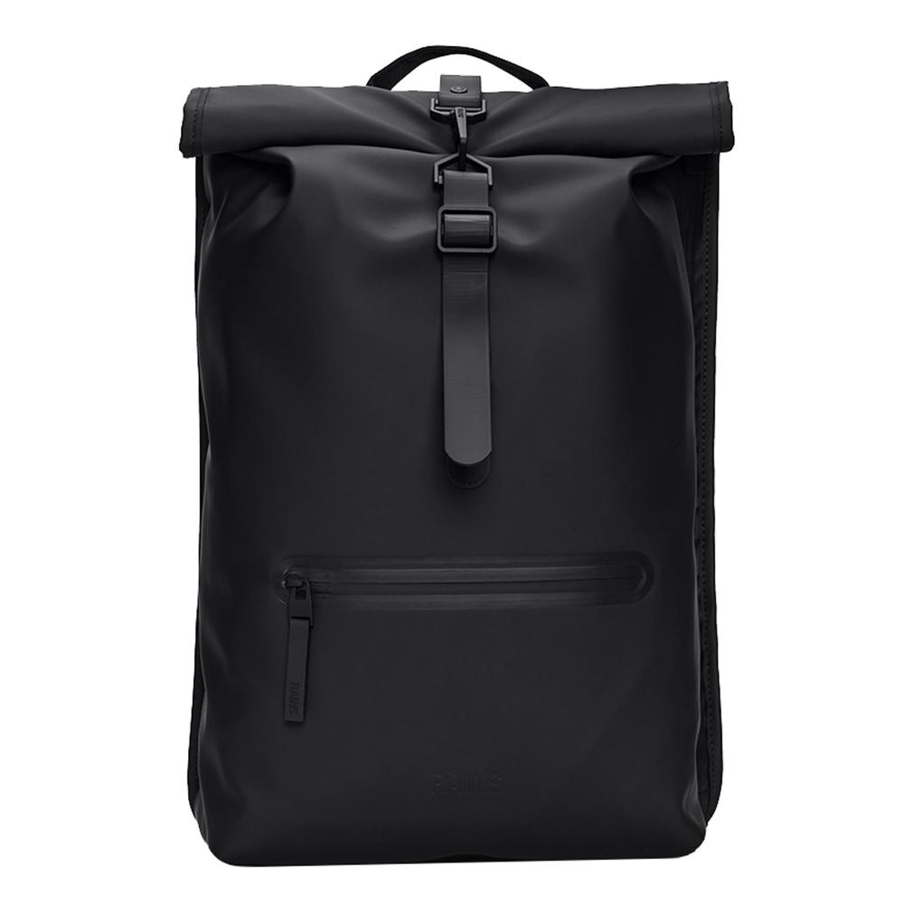 Rains  rugzak Rolltop W3 zwart
