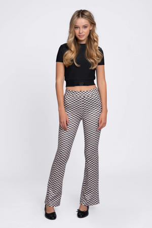 flared broek bruin