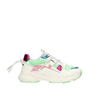Madee  chunky sneakers lichtgroen/wit