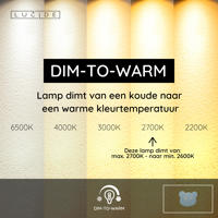 thumbnail: Lucide CHARLIE - Wandlamp Kinderkamer - LED Dimb. - 1x7W 2700K - Blauw