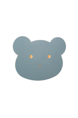 CHARLIE - Wandlamp Kinderkamer - LED Dimb. - 1x7W 2700K - Blauw