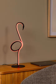 thumbnail: Lucide FLAMINGO - Tafellamp - LED Dimb. - RGB - Multicolor