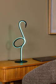 thumbnail: Lucide FLAMINGO - Tafellamp - LED Dimb. - RGB - Multicolor
