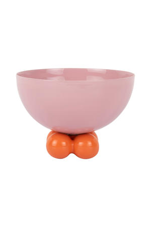 schaal Funky roze en oranje