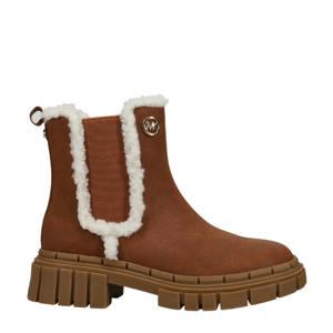 Blake gevoerde enkelboots cognac