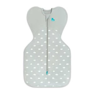 inbakerslaapzak Fase 1 Swaddle UP 1.5 Clouds Olive
