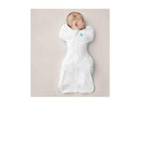 thumbnail: Love to Dream inbakerslaapzak Fase 1 Swaddle UP LITE 0.2 White text