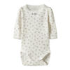 NAME IT BABY romper met bloemenprint ecru