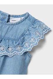 thumbnail: NAME IT BABY spijkerjurk broderie light blue denim