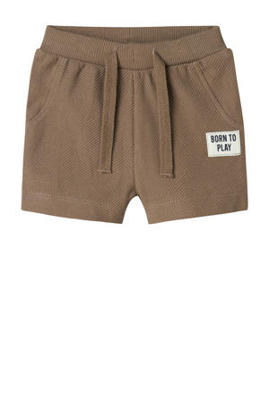 regular casual short grijs