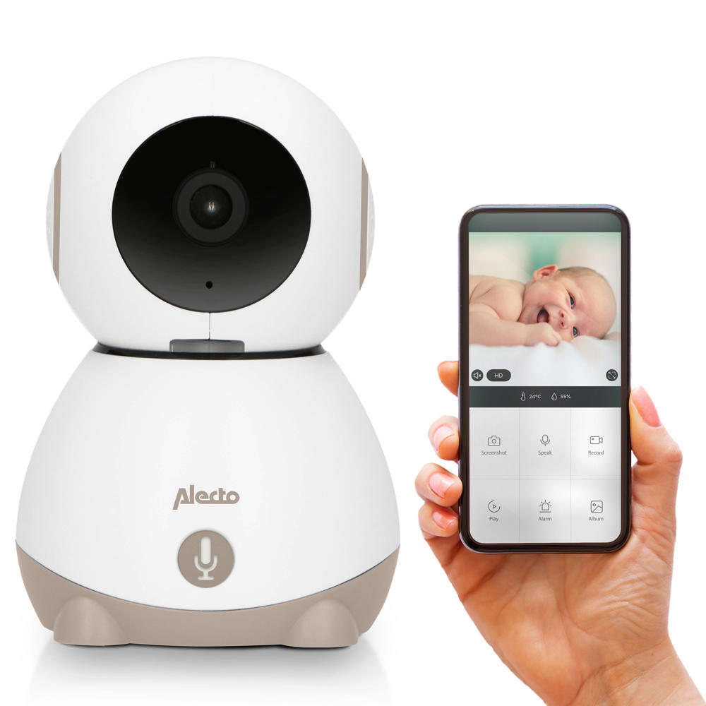 Alecto SMARTBABY10BE Wifi babyfoon met camera