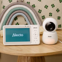 thumbnail: Alecto DVM2050 Babyfoon met HD-camera, groot 5 inch kleurenscherm en nachtlampje - Op afstand bestuurbaar - Wit