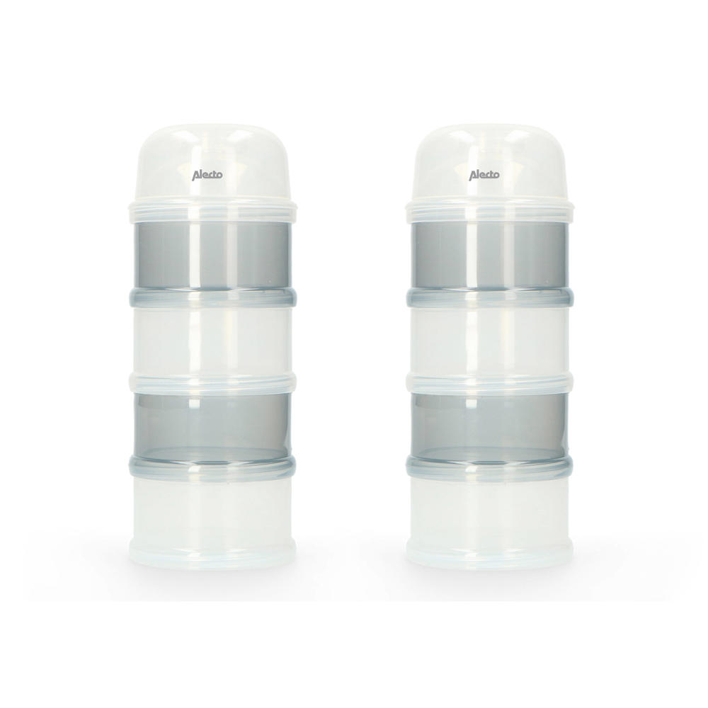 Alecto BF-4 2X- Melkpoedertoren, 2x 4 grote stapelbare bakjes