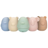 thumbnail: Alecto BT5 Badset – 5 Pastelkleurige Badspeeltjes met Thermometer