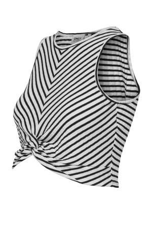 zwangerschaps cropped top zwart