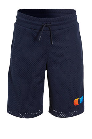 mesh short met logo George donkerblauw