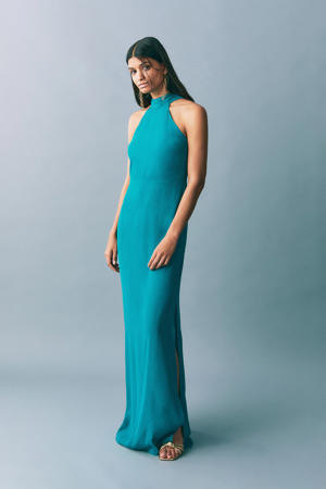 maxi jurk turquoise