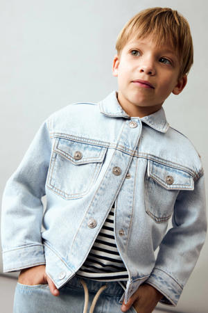 spijkerjas light blue denim