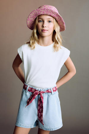 denim short light blue denim