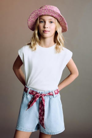 denim short light blue denim