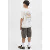 JACK & JONES JUNIOR denim loose short black denim